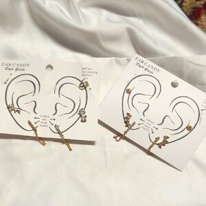 New Gold Ear Cuff Set